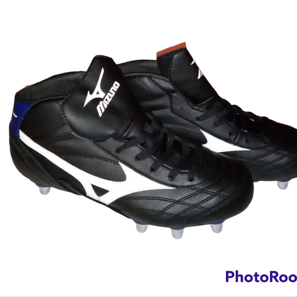 NEW MIZUNO Cup Final Mid Ht Rugby Shoes - Picture 3 of 7